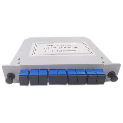 Trọng lượng nhẹ Bộ chia PLC sợi quang loại hộp LGX 1x8