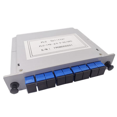 Trọng lượng nhẹ Bộ chia PLC sợi quang loại hộp LGX 1x8