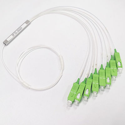 Cáp ống chặt 0,9mm Đầu nối SC APC Bộ chia PLC sợi quang