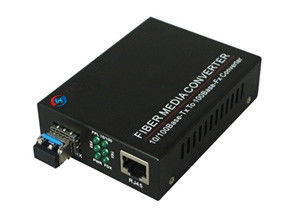 Bộ chuyển đổi phương tiện ROHS Single Mode Fiber Optic 10 100 1000