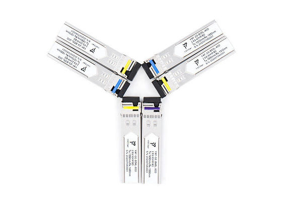 Bộ thu phát quang EMI 3.3V 20km 2.5G SFP thấp