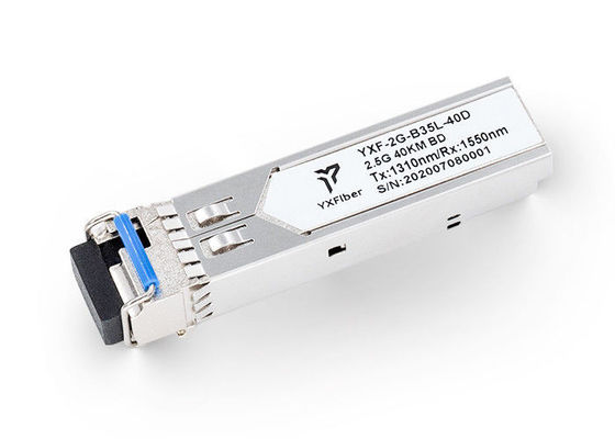 20 km Bộ thu phát quang học LCDDM 1310nm 1550nm 2.5G SFP